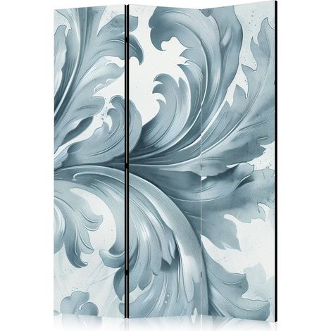 Paravent artgeist décoratif gris bleu 135 cm hauteur 172 cm largeur
