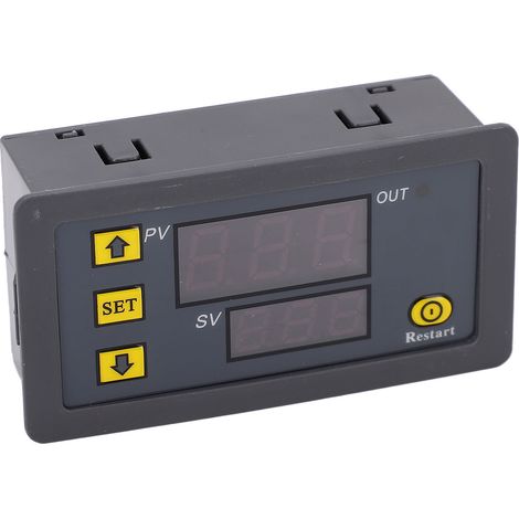 Relais temporisé grand écran, paramètres OP CL LOP, mémoire indépendante, module relais temporisé normalement ouvert, 12 V CC, 240 W (1/5)