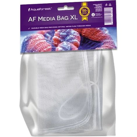 Bolsa de malla Aquaforest XL para medios filtrantes de 30x10 cm