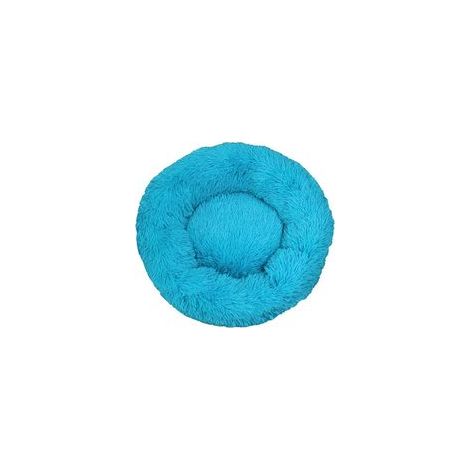 Coussin moelleux lavable pour chat et chien, bleu, 50 cm –