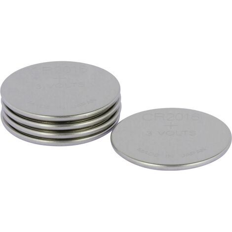 Pile bouton GP, CR2016, lithium, 3 V, 5 pcs (1/5)