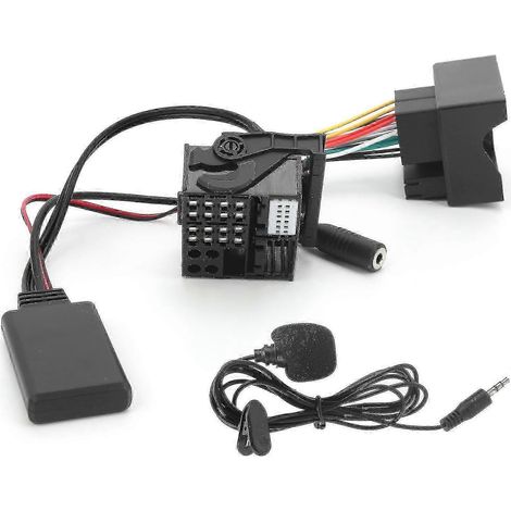 Adaptateur audio Bluetooth 5.0 (avec microphone) compatible avec les modèles E60, E63, E64, E65, E66 et E87 câble AUX de 150 cm (59,1 pouces) S202412275985 (1/4)