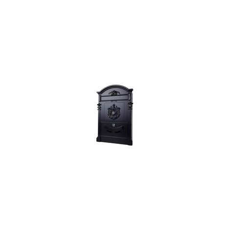C CASSETTA POSTALE REGIA MAXI NERO 9005 30X9.5X46CM