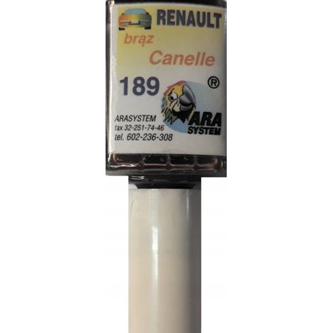 Retouches de peinture Renault 189 brun canelle POUR RAYURES (1/5)