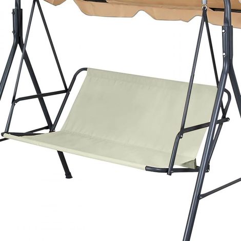 Housse pour fauteuil à bascule, Oxford 600D, imperméable, beige, 148 x 50 x 50 cm (1/5)