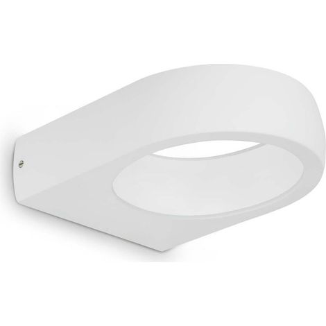 Lampe d'extérieur LED Telefunken PUKA, platine LED, 4000K blanc neutre, 7,5 W, 680 lm, blanc, IP44, 25000 heures, 17,5 x 14,5 x 4,5 cm