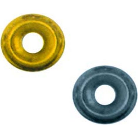 1000PZ ORLI SOTTOVITE - Ø ESTERNO MM.14 - FORO Ø INTERNO MM.5 FERRRO NICHELATO
