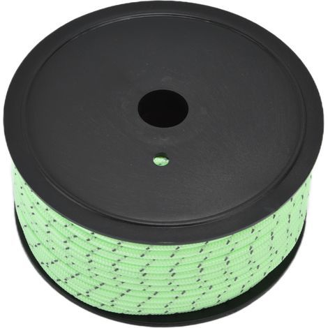 Corde Nylon Réflective 50m Luminous pour Camping 5mm - Toile Reflective Résistante pour Tente, Canopy, Abri (1/5)