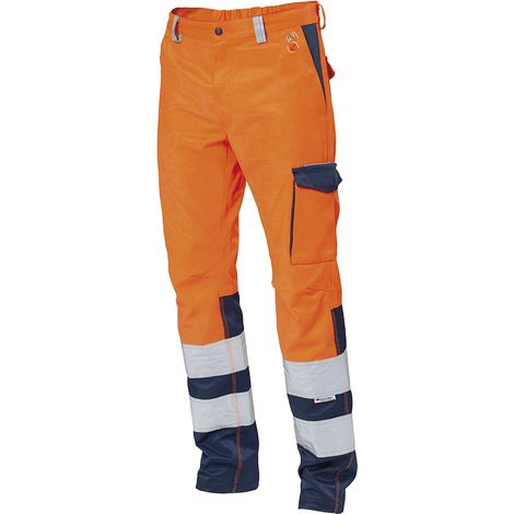 Siggi Advance 25PA1140 Warnschutz Arbeitshose  - XS - Orange