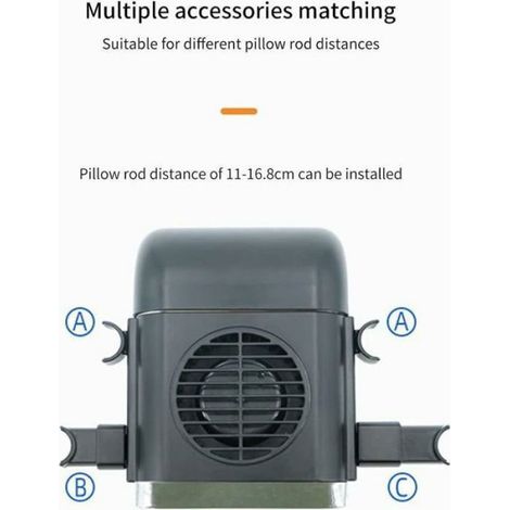 Ventilateur Voiture - USB 5 V - 3 Vitesses - Pour Appui-Tête Automobile - 1 Pièce (1/5)