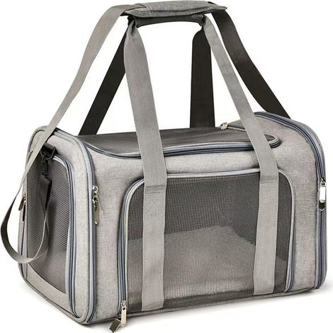 Sac de transport pour petits et moyens chats, chiens et chiots jusqu'à 7 kg, approuvé par la TSA pour les compagnies aériennes. Sac (1/5)
