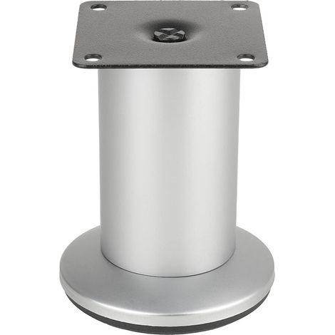 FS001 80 mm verstellbarer Möbelfuß, matt verchromt SANS MARQUE