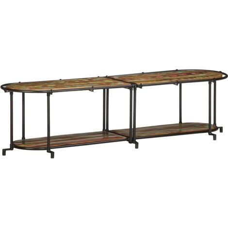 TV-Regal 160x42x40 cm Altholz Massiv