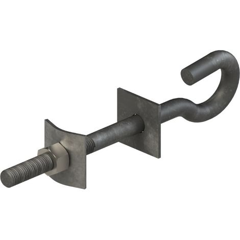 Perno de gancho M16 L160 galvanizado en caliente