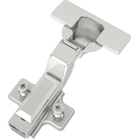 1 Stück SOTECH-SMOOTH Topfband T52 / 105° Innenanschlag (einliegend) mit Dämpfer und Kreuzplatte inkl. Abdeckkappen. (1/5)
