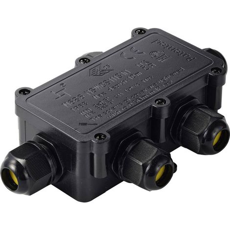 Presa di derivazione TRU COMPONENTS IP68 a tenuta d'acqua, 5 ingressi, 0,5-2,5 mm² TC-14745284 Nero TRU COMPONENTS Cont (1/5)