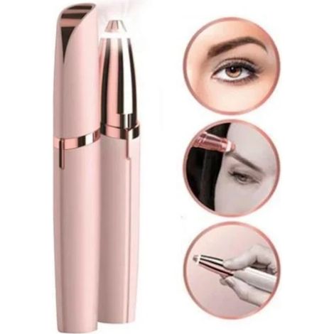 Épilateur, tondeuse pour sourcils/poils du visage/poils des jambes/maillot de bain, or rose-AquaForge