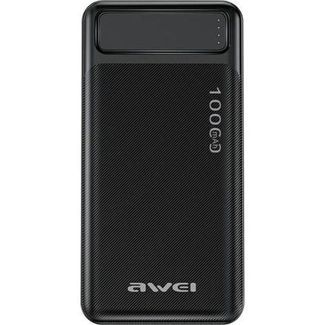 Powerbank Awei P5K 10000mAh 2,1A 2xUSB Schwarz (1/5)