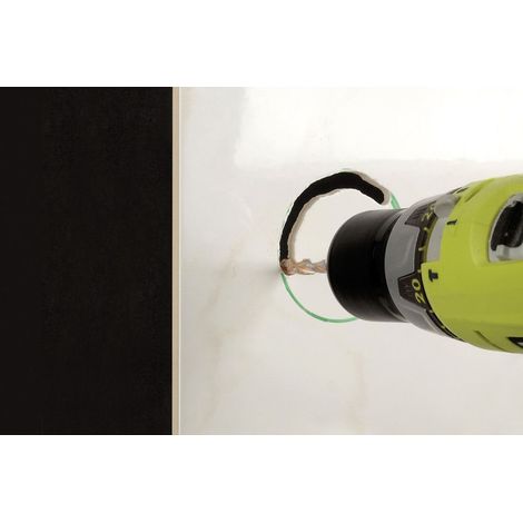 Wolfcraft Fräsbohrer HM-bestreut für Fliesen 7982000 Ø 6 mm Rundschaft Fräsbohrer