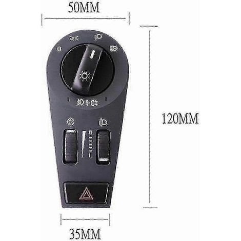 Interruptor de luces de emergencia Volvo FH-FM, control de luz de advertencia de repuesto OEM para carretera (1/3)