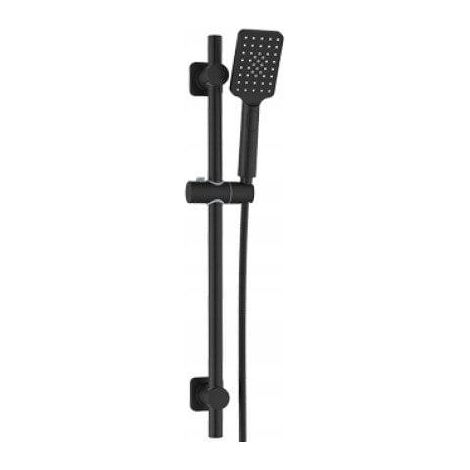 Valvex LOFT BLACK Duschset mit schwarzem Schiebesystem