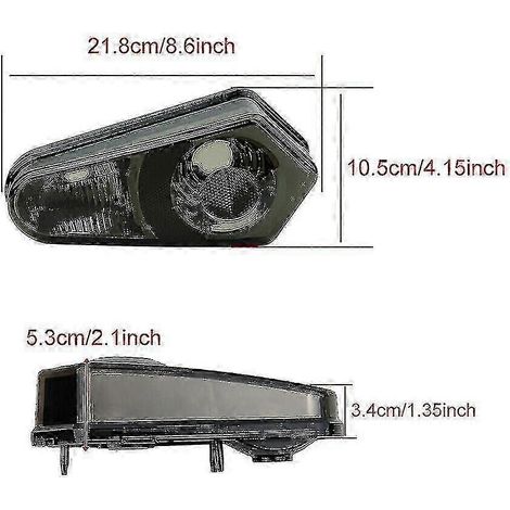 Carcasa de luz trasera LED para ATV Polaris Sportsman 500 550 850 570（） (1/2)