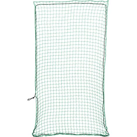 Rete di protezione per rimorchio ancoraggio per carichi portapacchi con corda elastica 7 x 35 m PP verde 020042238