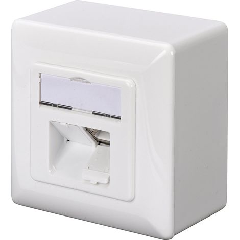 Connecteur de communication de données en surface 2x RJ45 STP cat. 5e DN-9002-N