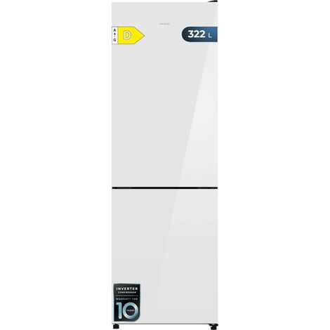 Combi con capacidad 322 l. multi airflow. total no frost. humidity/crisper box, led interior, puerta reversible, alarma de puerta, control de temperatura, inverter plus.
