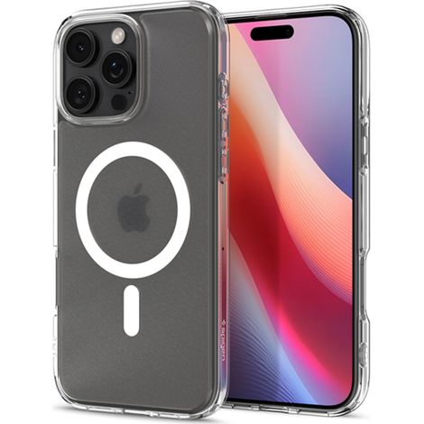 Spigen Ultra Hybrid Mag MagSafe - Hülle für iPhone 16 Pro (Frost Clear) (1/4)