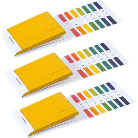 Bandelette pH - 240 Pièces Bandelette de test PH Bandelettes de Test de pH valeur Test Extensif Papier pour la aquariums la piscine la urinaire salive Eau Test pH 1-14 (1/5)