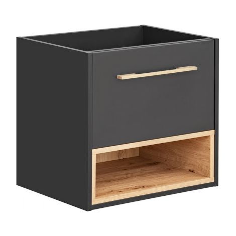 Meuble sous vasque mural - 60 x 46 x 57 cm - Brunei Cosmos - Livraison gratuite (1/5)