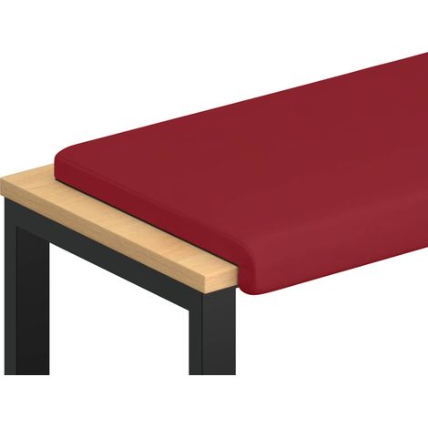 Cuscino per panchina Similpelle Rosso Vino Profondità 35 cm vidaXL (1/5)