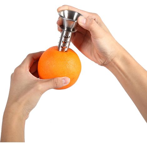 Presse-fruits manuel pratique en acier inoxydable pour oranges, citrons et limes – accessoire de cuisine (1/5)