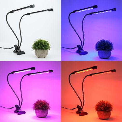 USB-LED-Pflanzenlampe mit Clip für Zimmerpflanzen und Hydrokultur (1/5)