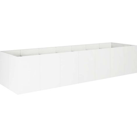 Vaso da giardino Bianco 280 x 80 x 60 cm vidaXL (1/5)