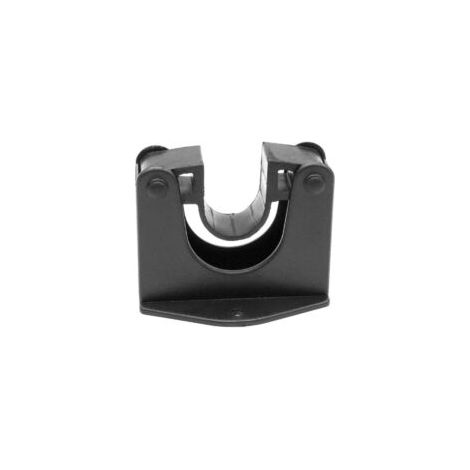 Soporte de pared universal para manguera de aspiradora con mango telescópico de 16-30 mm - Soporte de montaje, negro - Crezuo
