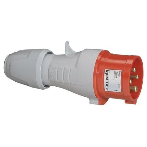 LEGRAND 555128  Clavija 16A 3P + TT 415V IP44