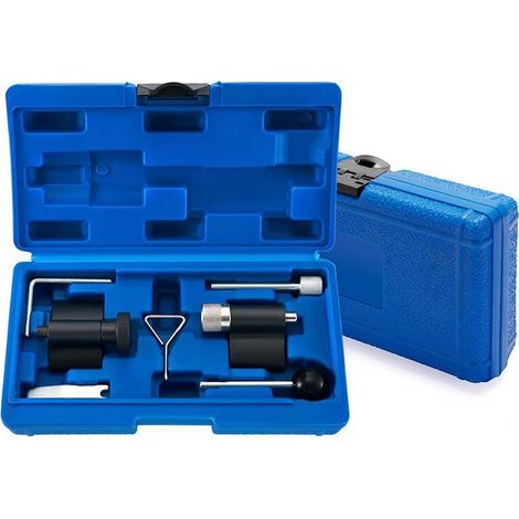 7pcs Kit Calage Distribution - Outils de Calage Distribution pour Courroie de Moteur - Compatible avec Moteur VW 1.2, 1.4, 1.6, 1.9, 2.0 TDI SDI, Outils d'arbre à Cames avec Boîte à Outils (1/5)