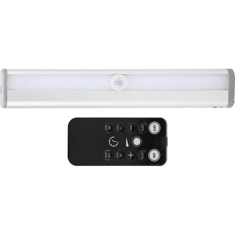 Magnetic LED wardrobe light, warm white, adjustable brightness, timer function, closet light with remote control (1/5)