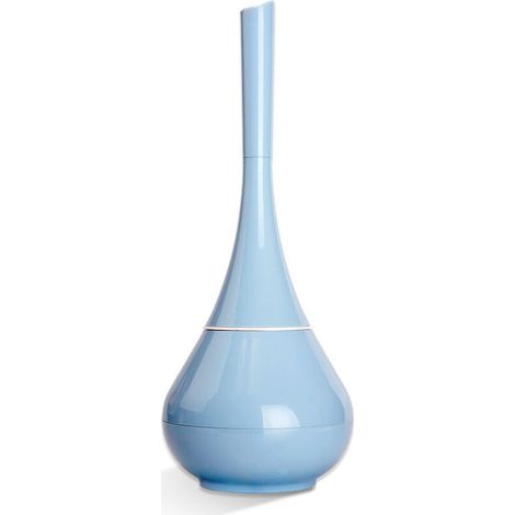 Brosse de toilette bleue, porte-brosse de toilette en acier inoxydable et toilettes-AquaForge (1/5)