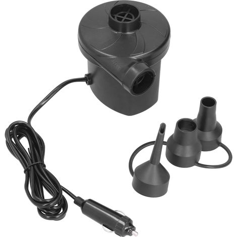 Gonfleur électrique 12V ABS avec 3 buses, puissant et portable pour bateau gonflable et jouets (1/5)
