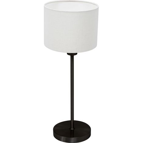 Mexlite - tischlampe - Noor - weiß schwarz - metall textil -