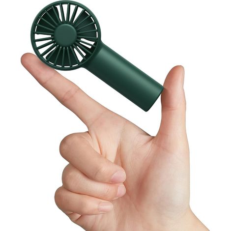 Petit ventilateur portable avec batterie deux mille milliampères heures trois vitesses rechargeable pour maison et outdoor