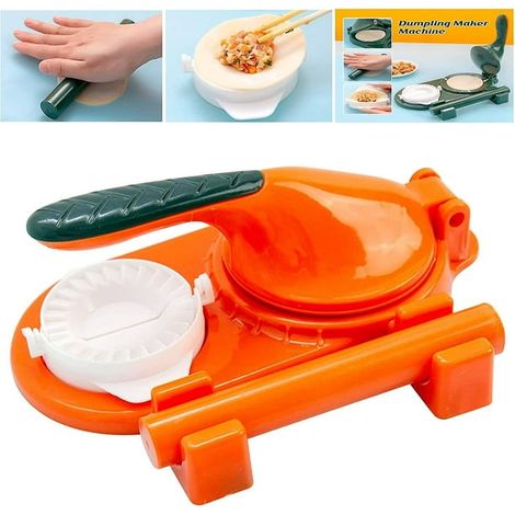 Kit 3 en 1 pour la fabrication de raviolis, moule à raviolis manuel, presse à pâte multifonction pour empanadas, pierogis et wontons (1/4)
