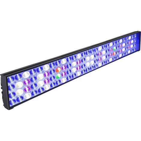 Éclairage LED pour aquarium, spectre complet pour aquariums récifaux, puissance de 100W, avec kit de suspension, prise EU-a (1/2)