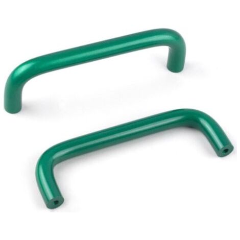 4 Pièces Poignée de Meuble en Aluminium 96mm Poignees de Portes pour Placards avec Vis Boutons Tiroir pour Armoire Cuisine,Vert (1/4)