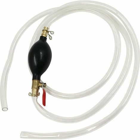 Pompe Manuelle Portable De Transfert D'eau Liquide, Pompe Manuelle De Siphon De Carburant De Voiture De Transport Manuel Portable Pour Tondeuse À Gazon À Essence, Pompe Manuelle (2M) (1/5)