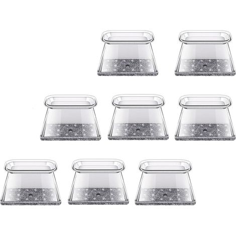 24 protections rectangulaires pour pieds de chaise, en silicone, pour (1/4)