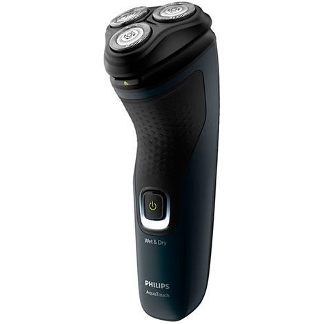 Philips AquaTouch S1121/41 Afeitadora eléctrica en seco o en húmedo, Rotativa y Recargable - Negro (1/5)